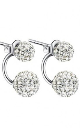 Silver - Earring - YJJ045