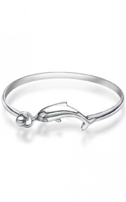 Silver - Dolphin Bracelet - YJJ049