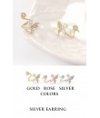 Silver - Butterfly Earring - YJJ073