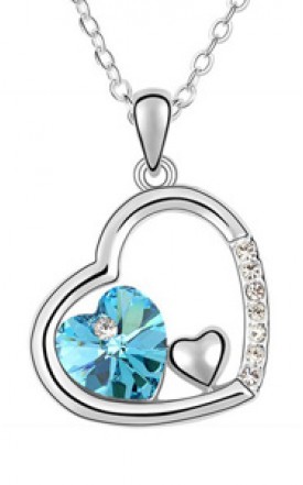 Crystal -  Heart Shape Necklace  - YSJ023