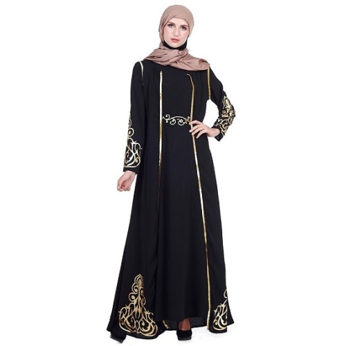 Muslima - Abaya Set (Dress+Cardigan) - MFAZK004