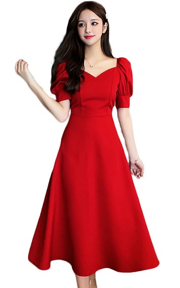 4✮- Midi Dress (Small Cutting) - IGFS20943