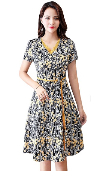 4✮- Knee Dress (Small Cutting) - IJFS23256