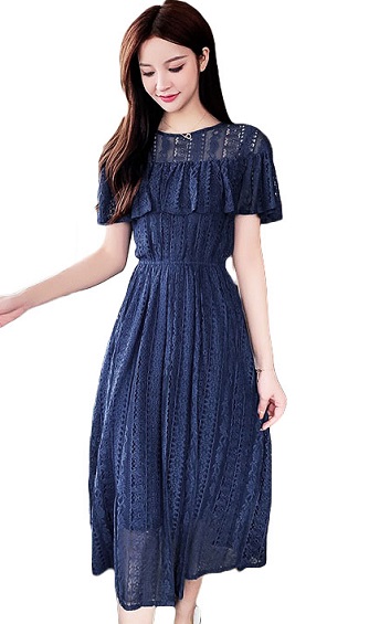 4✮- Knee Dress - ILFS24874