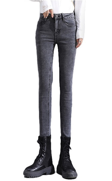 4✮- Elastic Denim Pants - IVFS36888 4✮- Elastic Denim Pants - IVFS36888