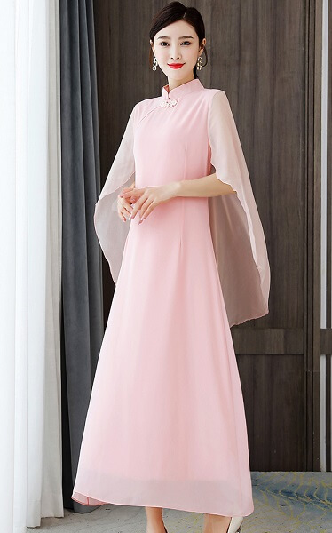 4✮- Midi Dress (Cheongsam) - IWFS37562 / MY3183