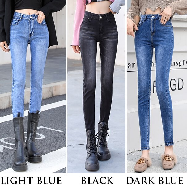 4✮- Elastic Denim Pants - JCFS44504 4✮- Elastic Denim Pants - JCFS44504