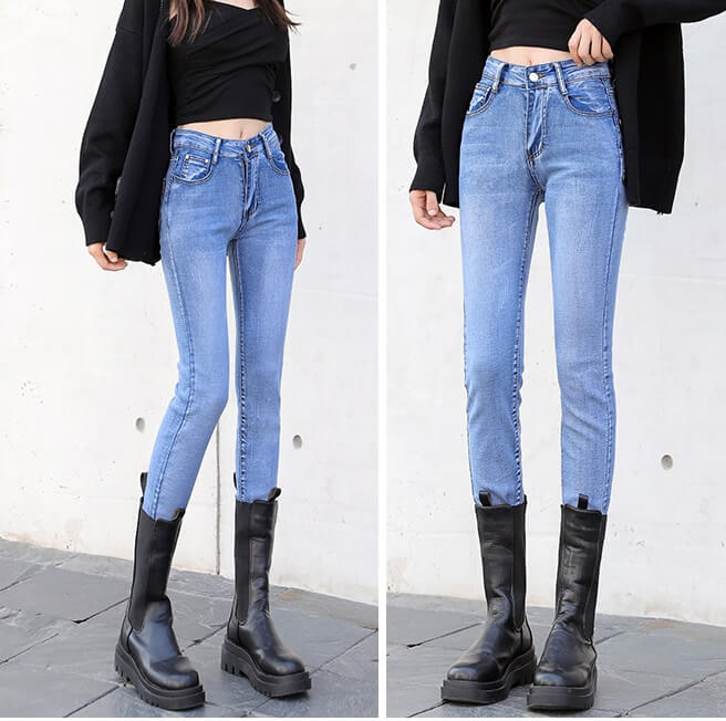 4✮- Elastic Denim Pants - JCFS44504 4✮- Elastic Denim Pants - JCFS44504