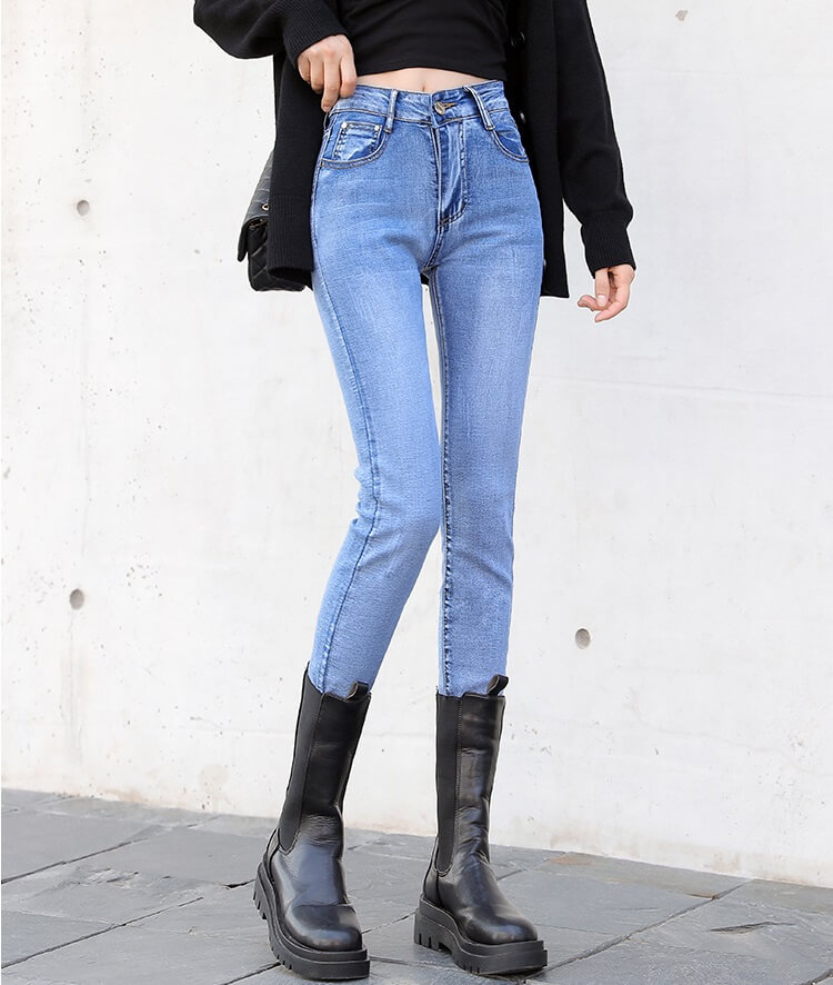 4✮- Elastic Denim Pants - JCFS44504 4✮- Elastic Denim Pants - JCFS44504