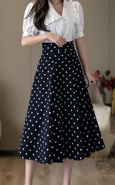 4✮- Knee Skirt - JLFS55443 / BY905