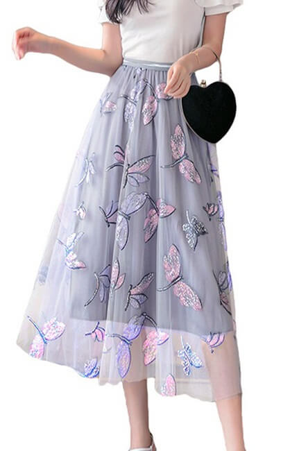 4✮- Knee Skirt (S-2XL) - KEFRS18929