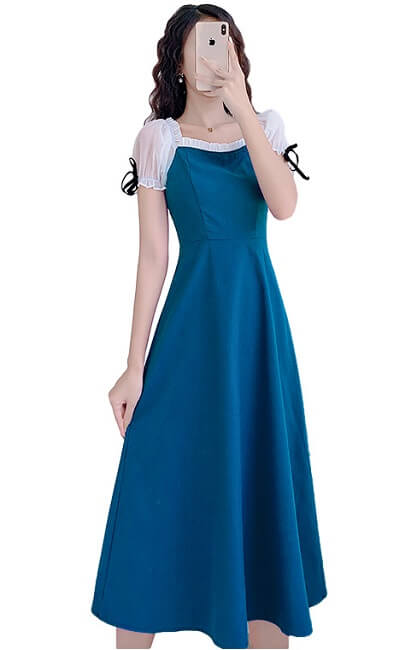 4✮- Knee Dress (Small Cutting) - KJFRS26659