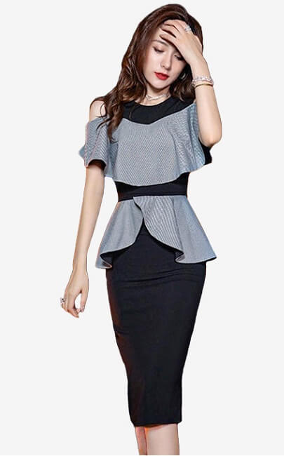 4✮- Bodycon Dress - KPFKY8374 / M30017