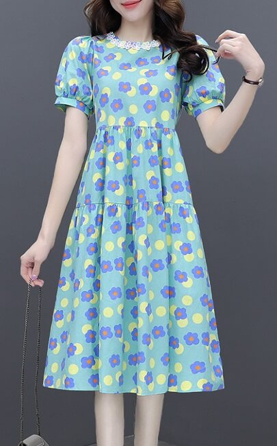 4✮- Knee Dress - LGFM6193