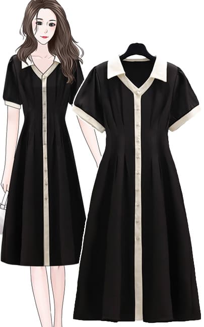 4✮- Midi Dress - LMFM11253