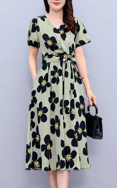 4✮- Knee Dress - LSFM16644 / RM5044