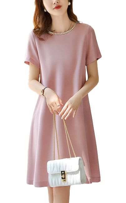4✮- Knee Dress - LUFM18014 - Temp