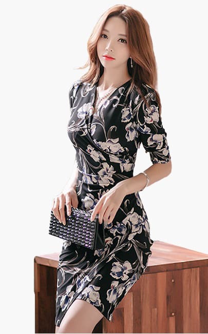 4✮- Bodycon Dress - MCFM24621