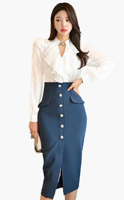 4.5✮- Bodycon Dress (Top+Skirt) - MHFM27670