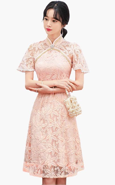 4✮- Knee Dress (Cheongsam) - MJFMY3803 / RY1936
