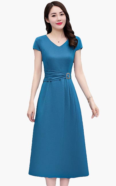 4✮- MXFRM8031 - Knee Dress (Small Cut)