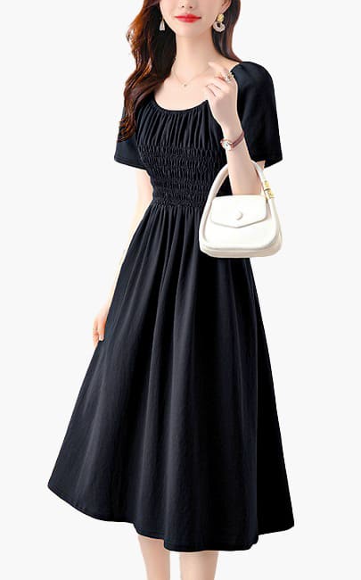 4✮- NAFRM13572 - Knee Dress