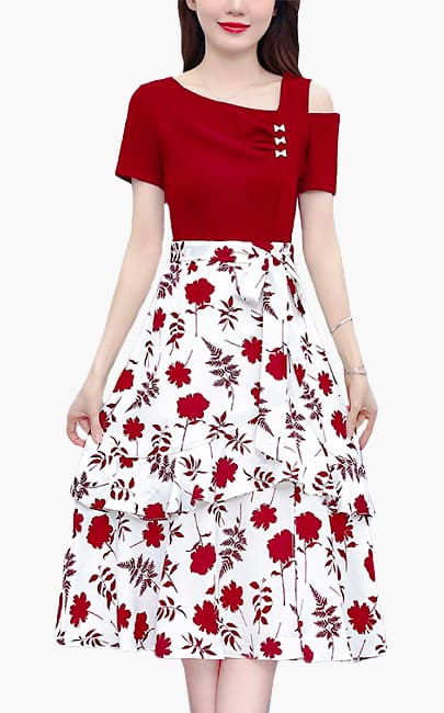 4✮- NCFRM18102 - Knee Dress