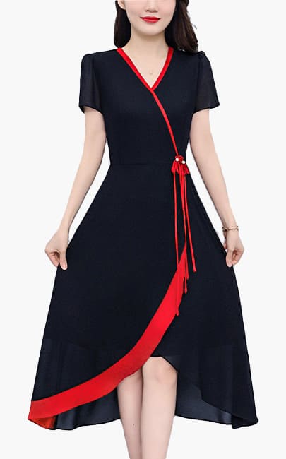 4✮- NDFRM19807 - Knee Dress