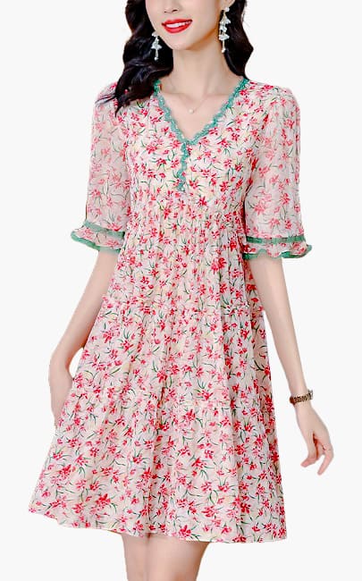 4✮- NFFRY1798 / BY882 - Knee Dress