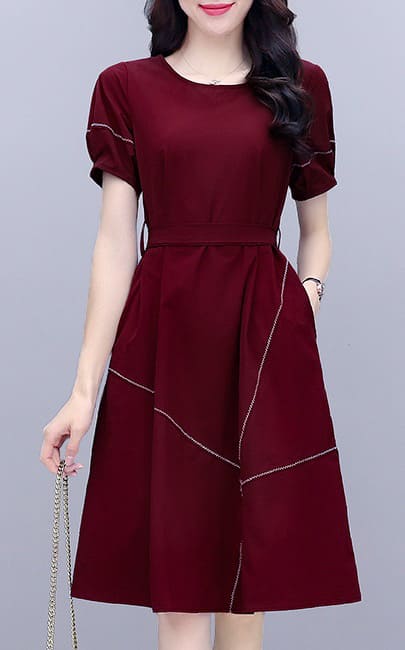 4✮- NLFRY2664 / BY860 - Knee Dress