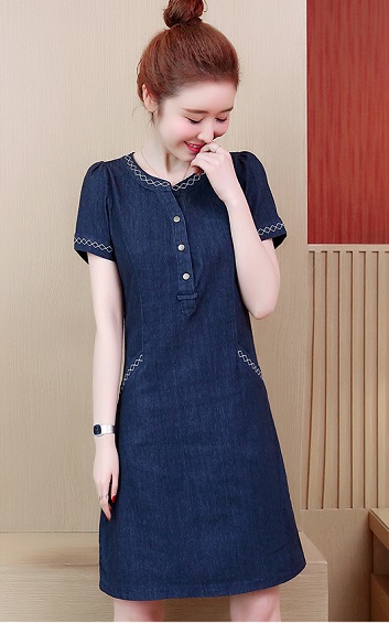 4✮- NRFRY1550 - Denim Dress (Small Cut)