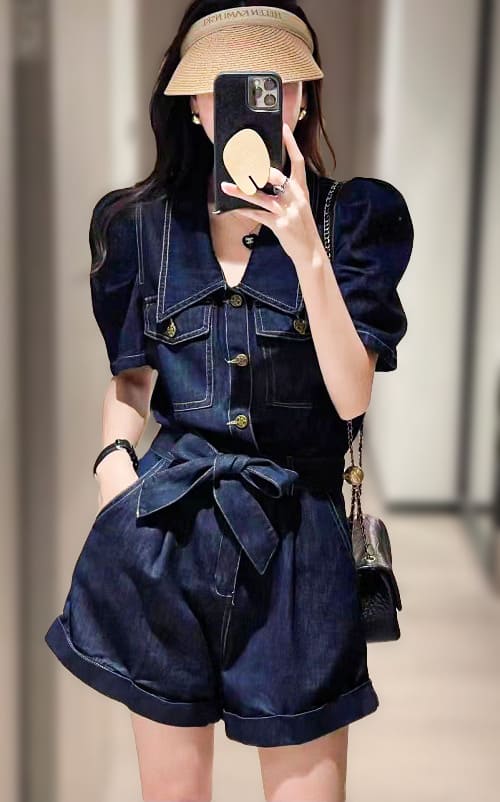 4✮- NTFPF12982 - Denim Jumpsuit