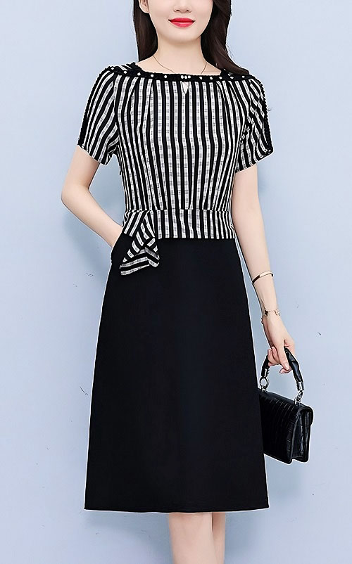 4✮- NWFPF17136 - Knee Dress (Small Cutting)