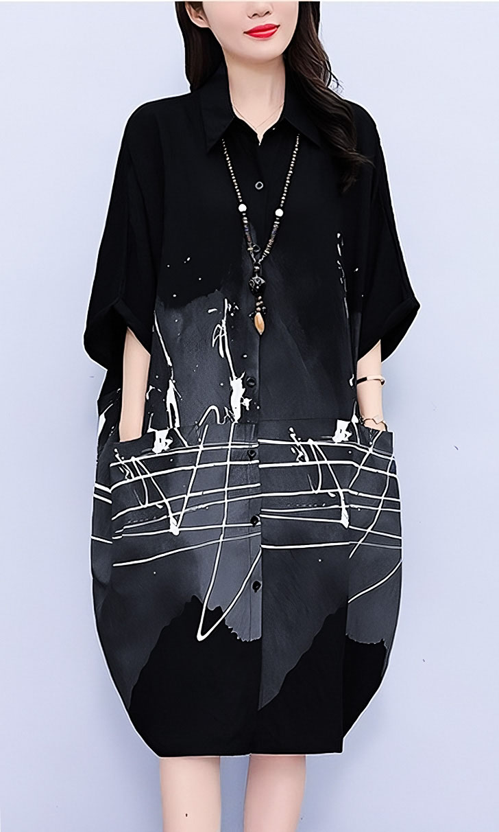 4✮- NXFBY392 - Knee Dress