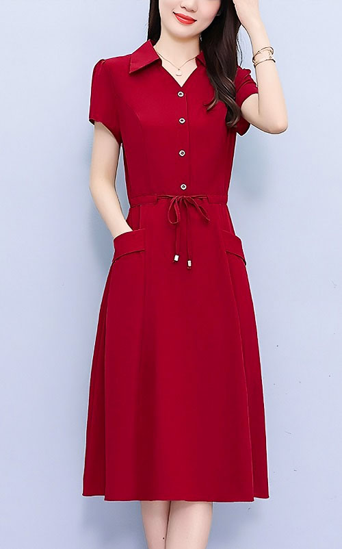 4✮- NYFBY477 - Knee Dress