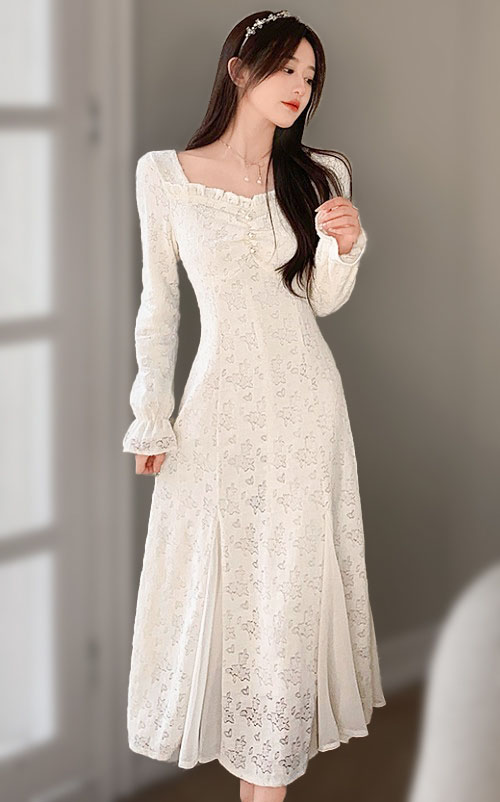 4✮- NZFPF24394 - Midi Dress (Keep Warm)