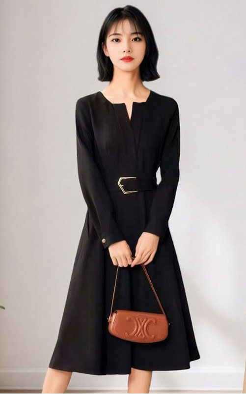 4✮- NZFPF24445 - Knee Dress