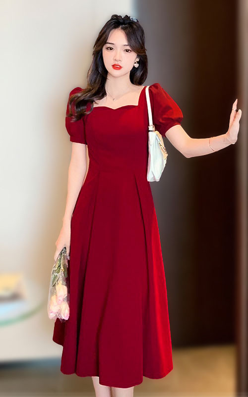 4✮- OBFBY758 - Midi Dress (Small Cut)