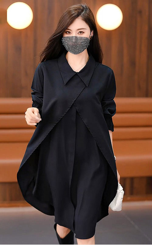 4✮- OBFPF27852 - Long Blouse (L-5XL)