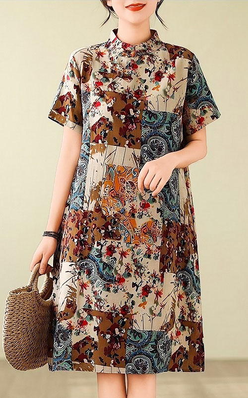 4✮- OCFBY803 / BY807 - Knee Dress