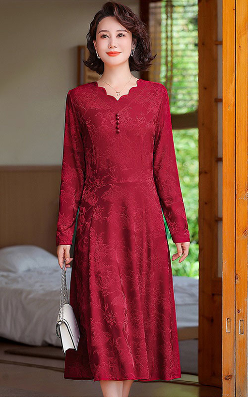 4✮- OCFPF30305 - Midi Dress (Small Cut)