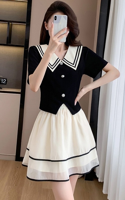 4✮- ODFPF16444 - Dress (Top+Skirt) (Small Cut)