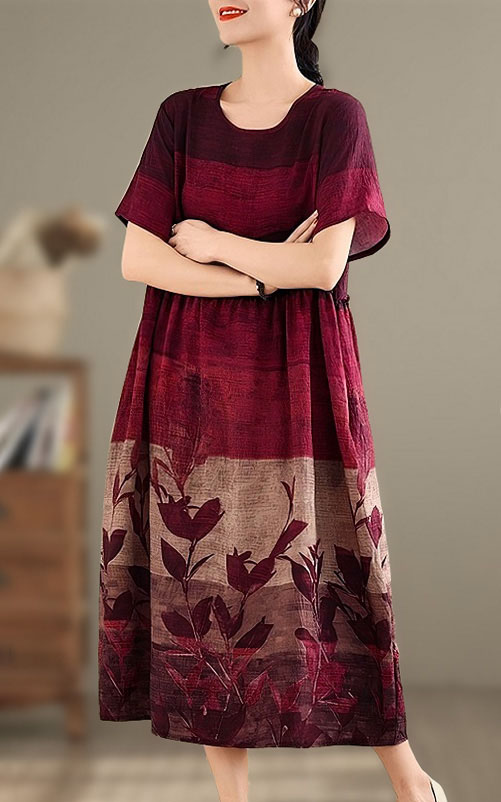 4✮- ODFMY210 / MY211 / MY212 - Midi Dress (M-3XL)