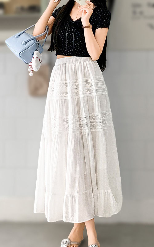 4✮- ODFMY921 - Midi Skirt