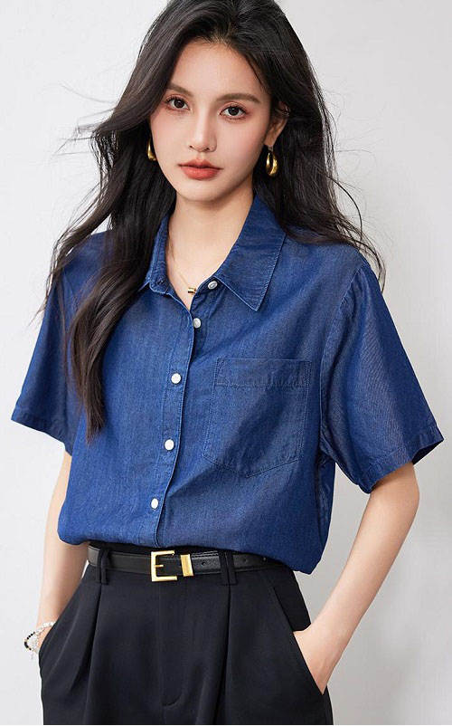 4✮- OEFMY1671 - Denim Top