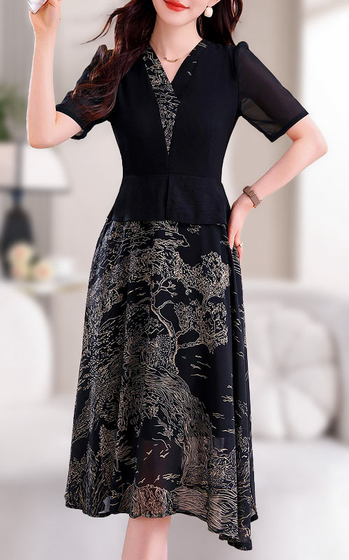 4✮- OEFMY1906 - Midi Dress