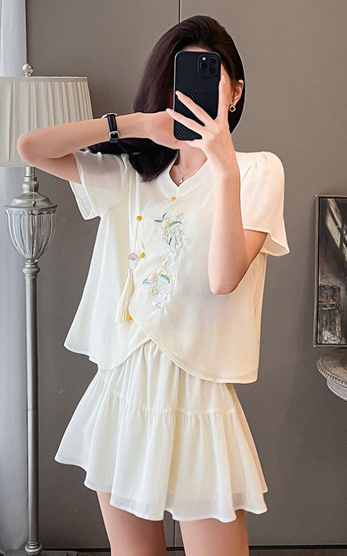 4✮- OFFMY2053 - Mini Dress (Top+Skirt)