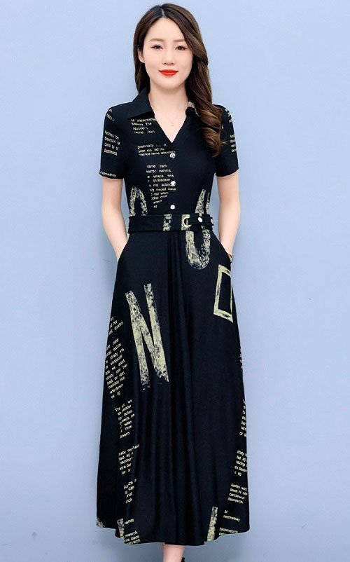 4✮- OHFMY4068 - Midi Dress (Small Cut)