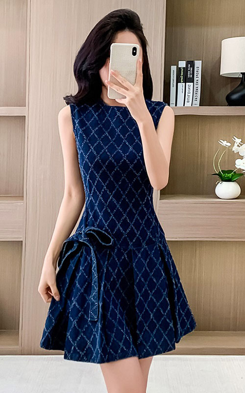 4✮- OIFMY5053 - Denim Mini Dress (Small Cut)