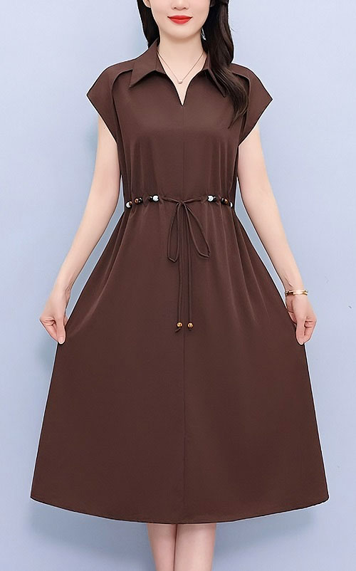 4✮- OMFMY10219 - Knee Dress